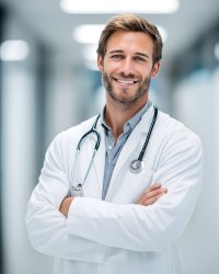 doctor smiling portrait